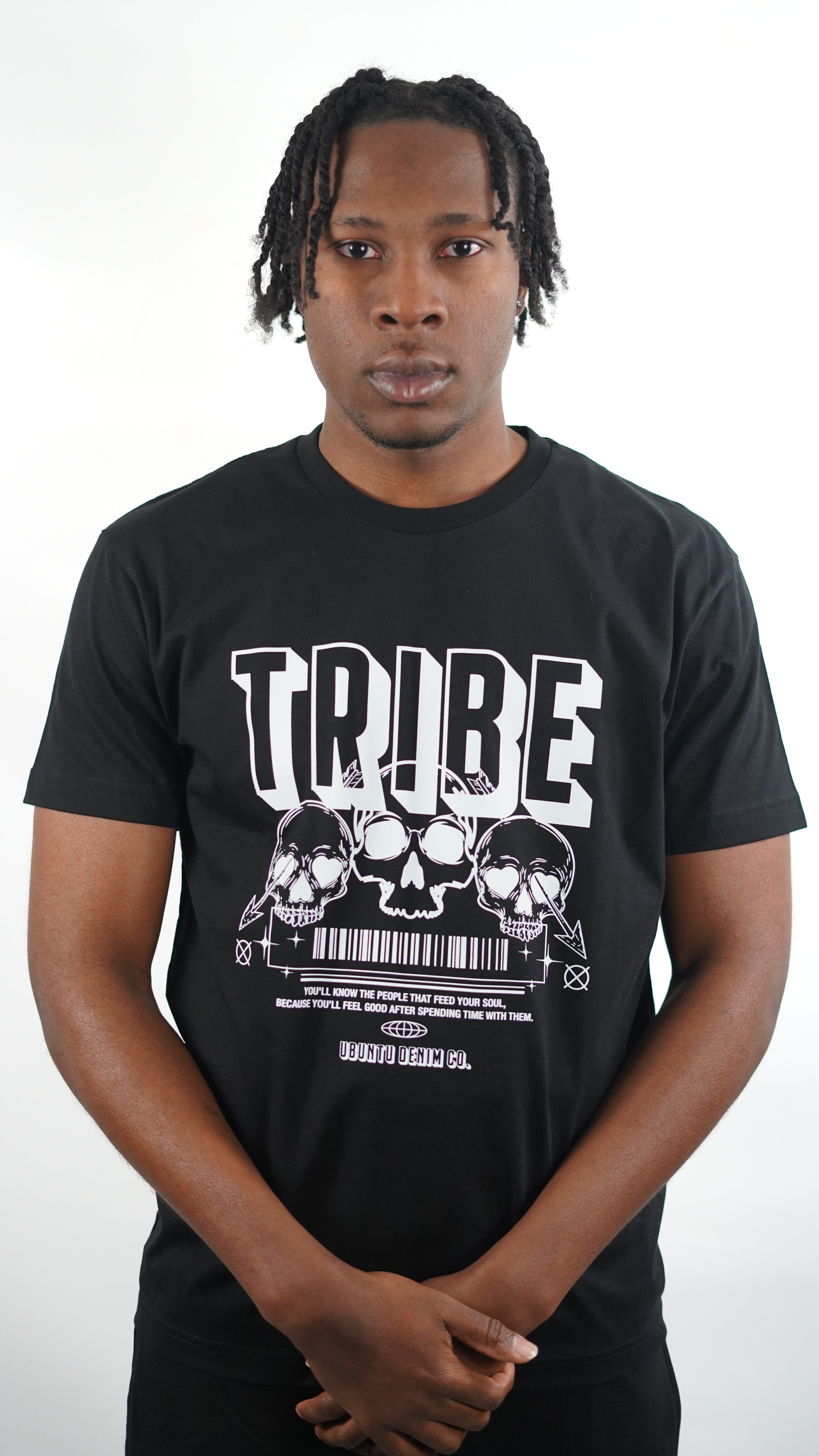 Tribe Feel Good Tee - Black/White