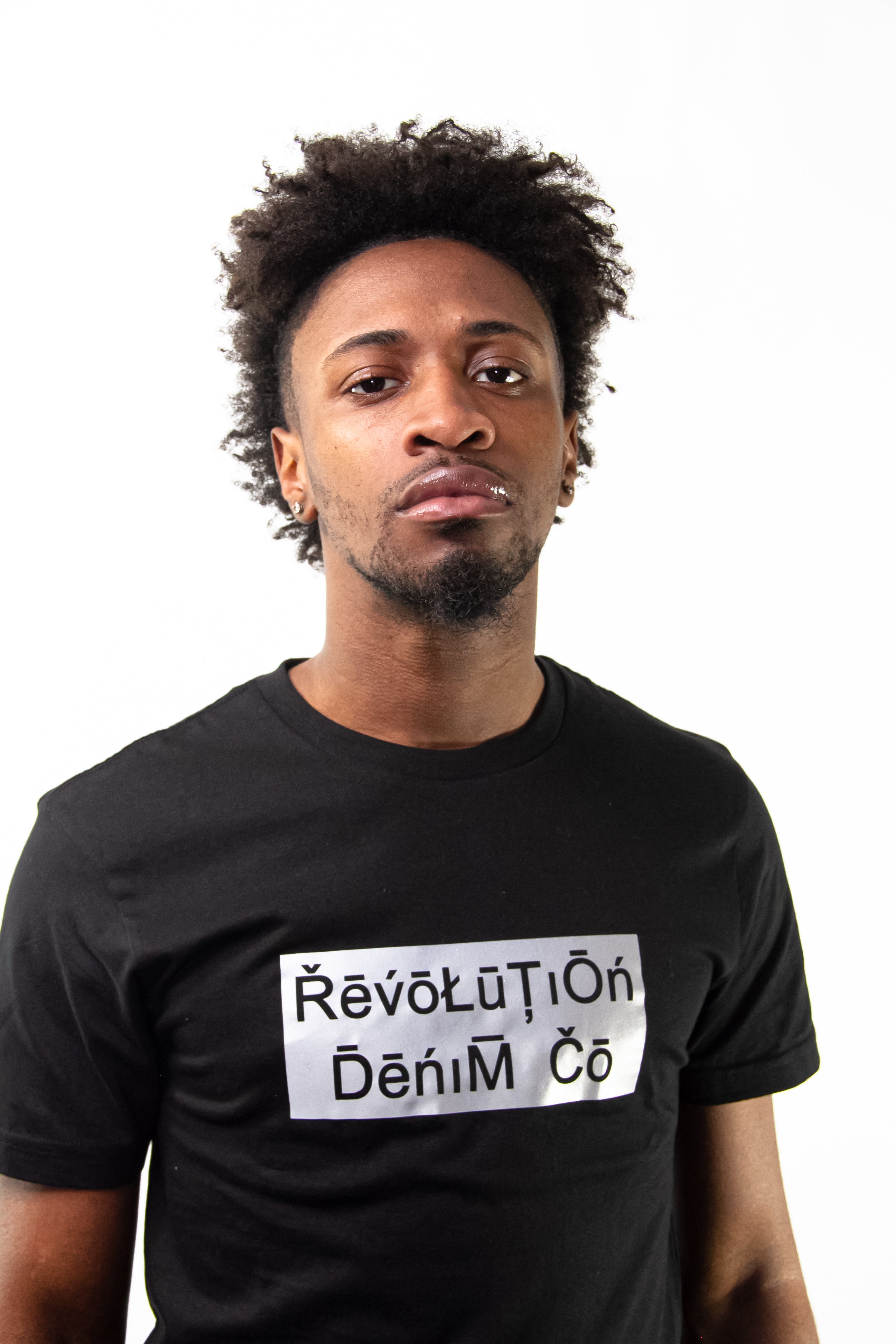 Revolution Denim Co Metallic 3M Logo - Black/Silver