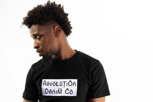 Revolution Denim Co Metallic 3M Logo - Black/Silver